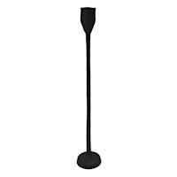 Black Metal Candle Holder, 32"