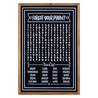 Forgot Your Phone Wall Decor, 16x24