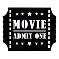 Movie Ticket Wall Art, 20x16