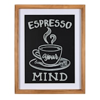 11X14 Espresso Mind Wall Art