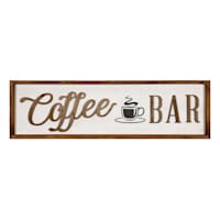 Coffee Bar Wall Sign, 34x10