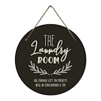 The Laundry Room Wall Sign, 8"