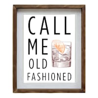 11X14 Call Me Old Fashioned Wall Art