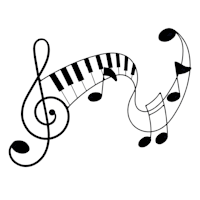 Music Staff & Notes Wall Decor, 24x16