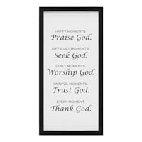Religious Wall Sign, 10x20