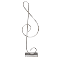 Silver Metal Decor, 40"