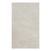 (A473) Found & Fable Dartmouth Ivory Tufted Accent Rug, 3x5