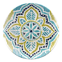 Blue Paisley Melamine Salad Plate