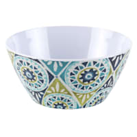Blue Paisley Melamine Salad Bowl