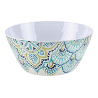 Blue Paisley Melamine Serving Bowl, 10"