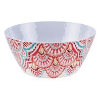 Warm Paisley Large Melamine Serving Bowl, 10"