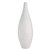 White Bamboo Vase, 36"