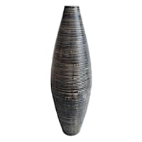 Blue Bamboo Vase, 36"