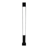 Oversized Black Square Candle Holder, 35"