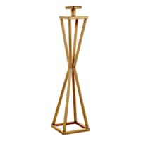 Gold Metal Candle Holder, 29"