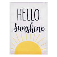 Hello Sunshine Garden Flag, 18"