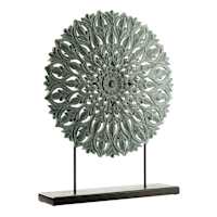 Sun Carved Medallion Decor, 30"