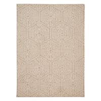(B751) Found & Fable Inwood Neutral Brown Area Rug, 7x10