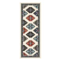 (D543) Canyon Blue & Red Runner, 2x5