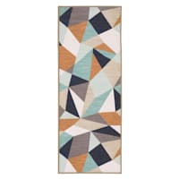 (D545) Mint Julep Geo Runner, 2x5