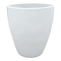 Powell White Ceramic Outdoor Planter, Extra Large
