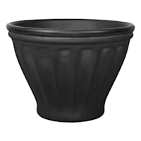 Slate Grey Baccellato Bell Outdoor Planter, Large