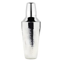 Hammered Stainless Cocktail Shaker, 24oz