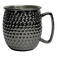 Set of 2 Black Nickel Mule Mugs