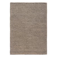 (B770) Gravel Beige Textured Area Rug, 5x7