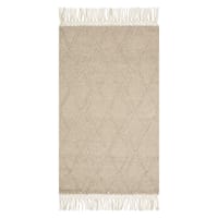 (B778) Noe Beige Diamond Design Accent Rug, 3x5