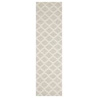 (B780) Wesley Beige & Ivory Diamond Design Runner, 2x7