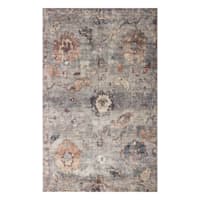 Rover Floral Olive & Multi-Colored Accent Rug, 27x45