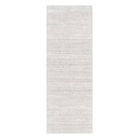 (D556) Lavadora Grey Global Design Washable Runner, 2x7