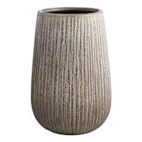 Fossil Bark Design Concrete Outdoor Planter, Large