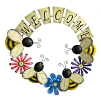 Welcome Wreath Outdoor Wall Decor, 16.8"