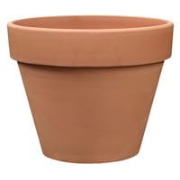 Indoor Basic Cone Clay Pot, Large
