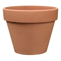 Indoor Basic Cone Clay Pot, Small