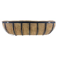 Coco Metal Trough Outdoor Planter, Small