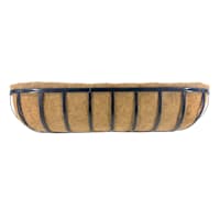 Coco Metal Trough Outdoor Planter, Medium