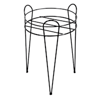 Black Metal Wire Plant Stand, Small