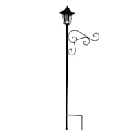Bronze Metal Solar Outdoor Hook, 48"