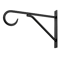 Garden Planter Bracket, Satin Black