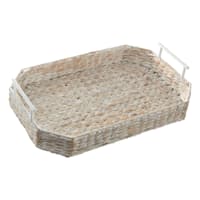 Tracey Boyd Water Hyacinth Decorative Tray, 18"