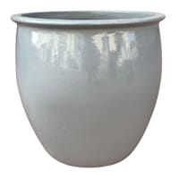 Havana Grey Ceramic Outdoor Planter, Medium