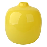 Tracey Boyd Yellow Glass Vase, 9"