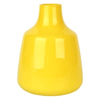 Tracey Boyd Yellow Glass Vase, 6"
