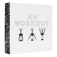 My Workout Decorative Block, 8"
