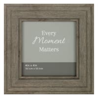 Greywash Narrow Tabletop Picture Frame, 4"