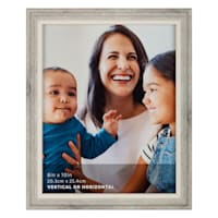 Grey & White Tabletop Picture Frame, 8x10