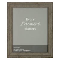 Greywash Narrow Tabletop Picture Frame, 8x10